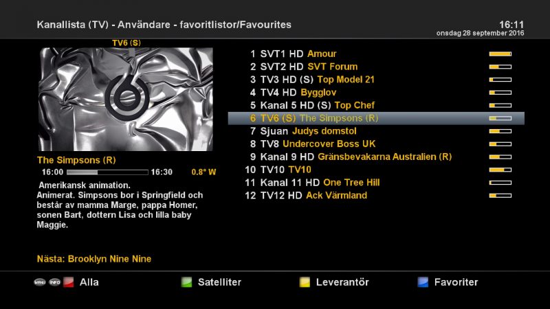 TV6 HD och TV10 i Canal Digitals utbud.