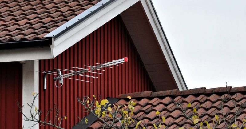 Arbeten med TV-antenner – 2017 och tidigare