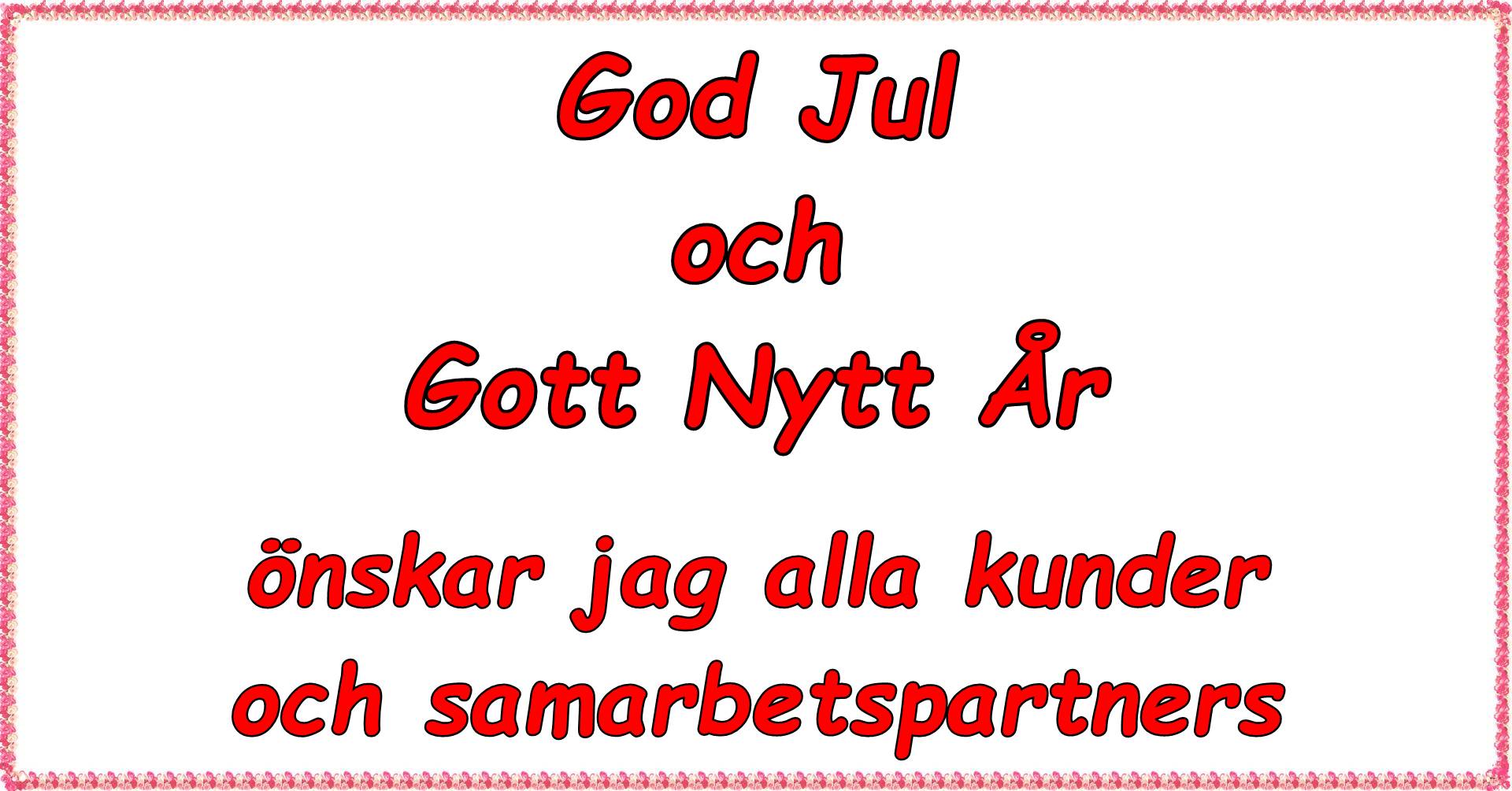 Läs mer om artikeln God Jul och Gott Nytt År