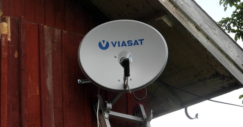 Träden skymde satelliterna till Viasat.