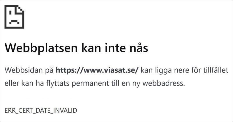 www.viasat.se har upphört.