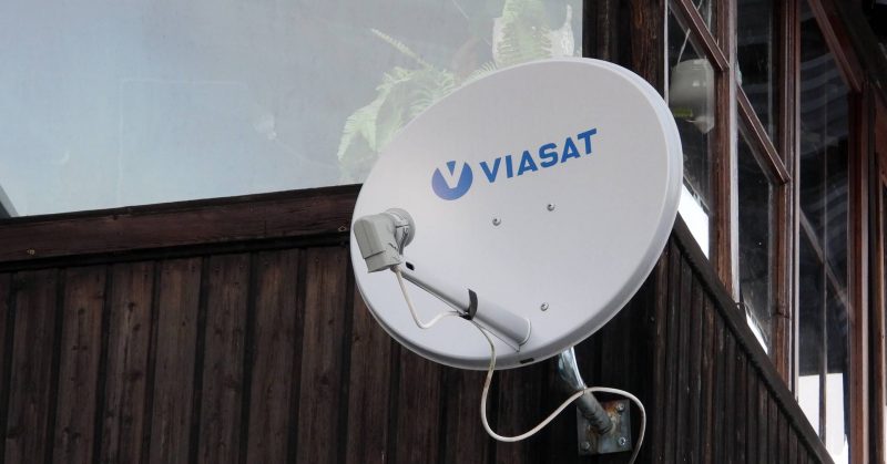 Åtgärd av dålig Viasat-signal.