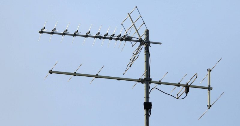 Åtgärd av antennsignal till 8 lägenheter.