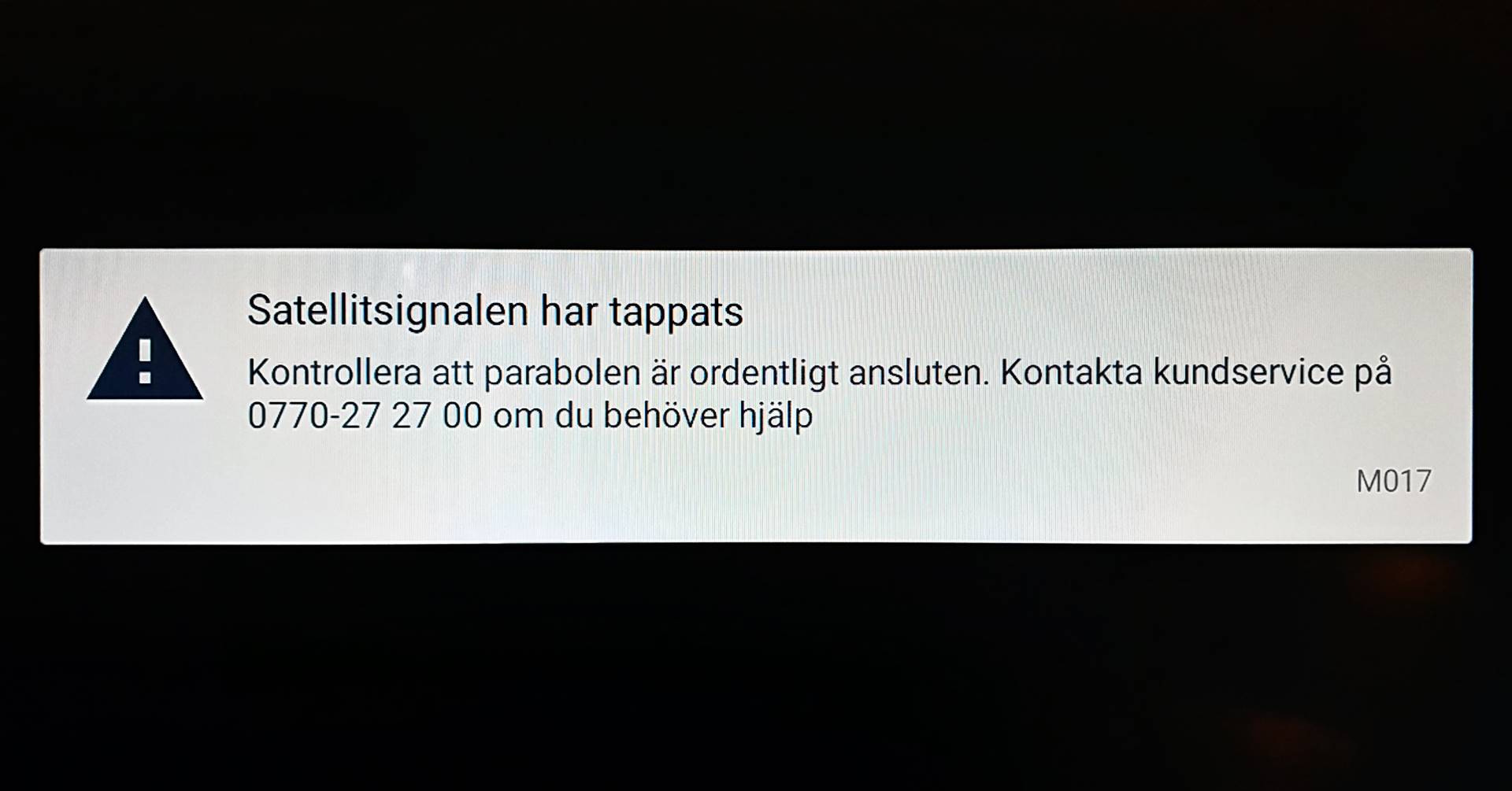 Läs mer om artikeln Satellitsignalen har tappats?